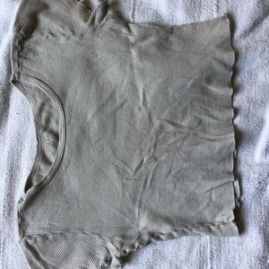 Brandy Melville yellow crop top